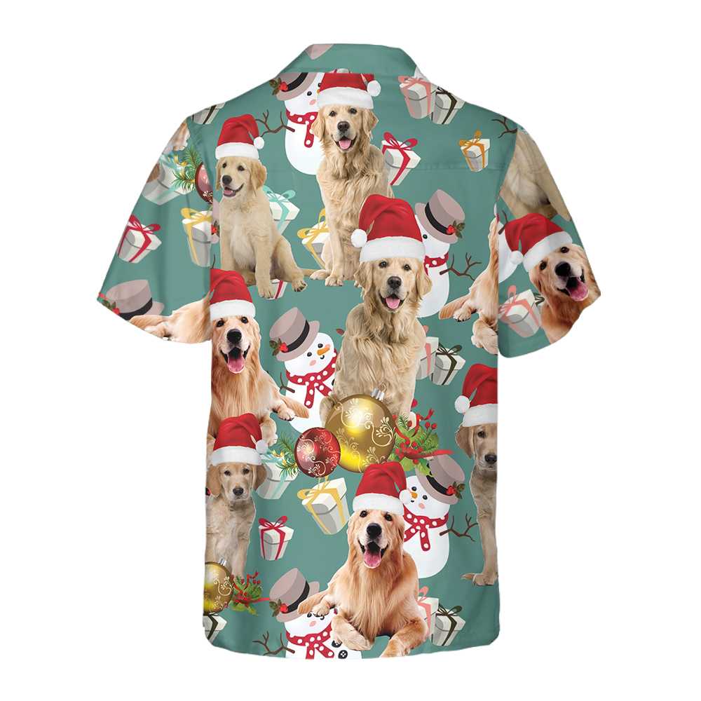 Mirla | Golden Retriever Jul Fira Hawaii-Shirt Golden Retriever Jul Dog Hawaii-Shirt Christmas Gift For Dog Lovers-Eva Jonsson