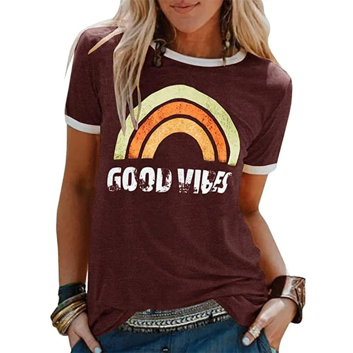 Mirla | Good Vibes T-Shirt-Eva Jonsson