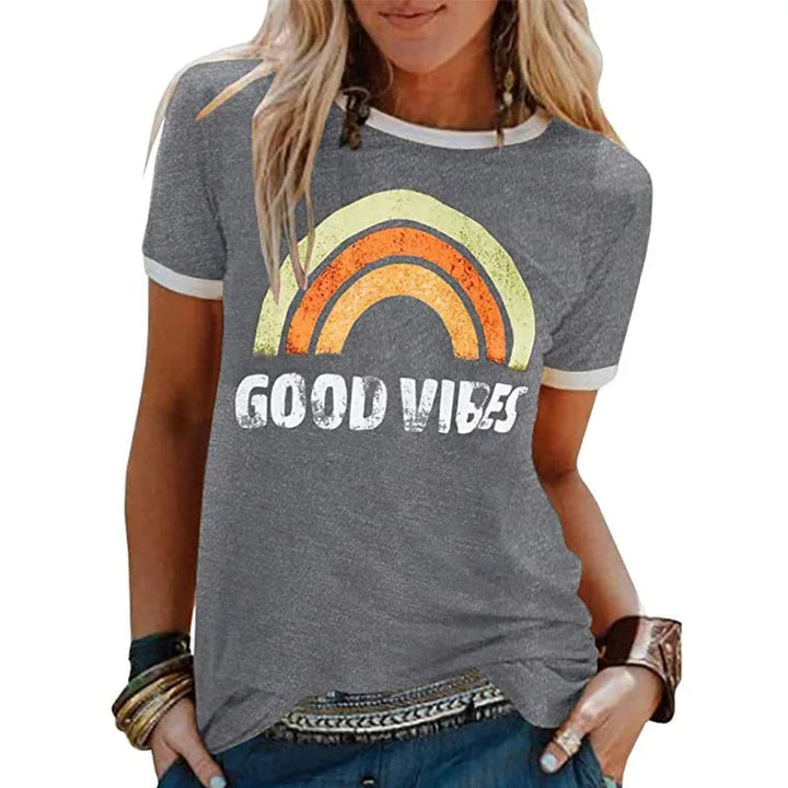 Mirla | Good Vibes T-Shirt-Eva Jonsson