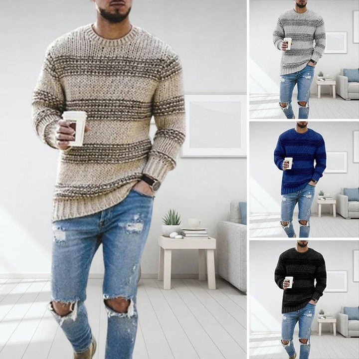 Mirla | Grovstickad Tröja I Norsk Stil - Trendig Vintertröja för Fritid och Vardag-Eva Jonsson