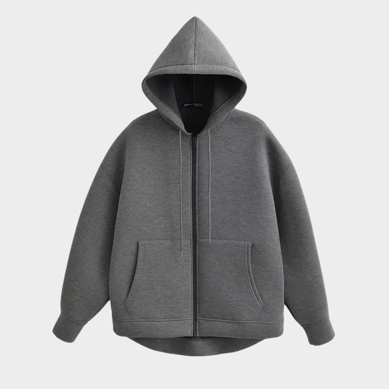 Mirla | Grundläggande Hoodie Jacket Av Bomull-Eva Jonsson