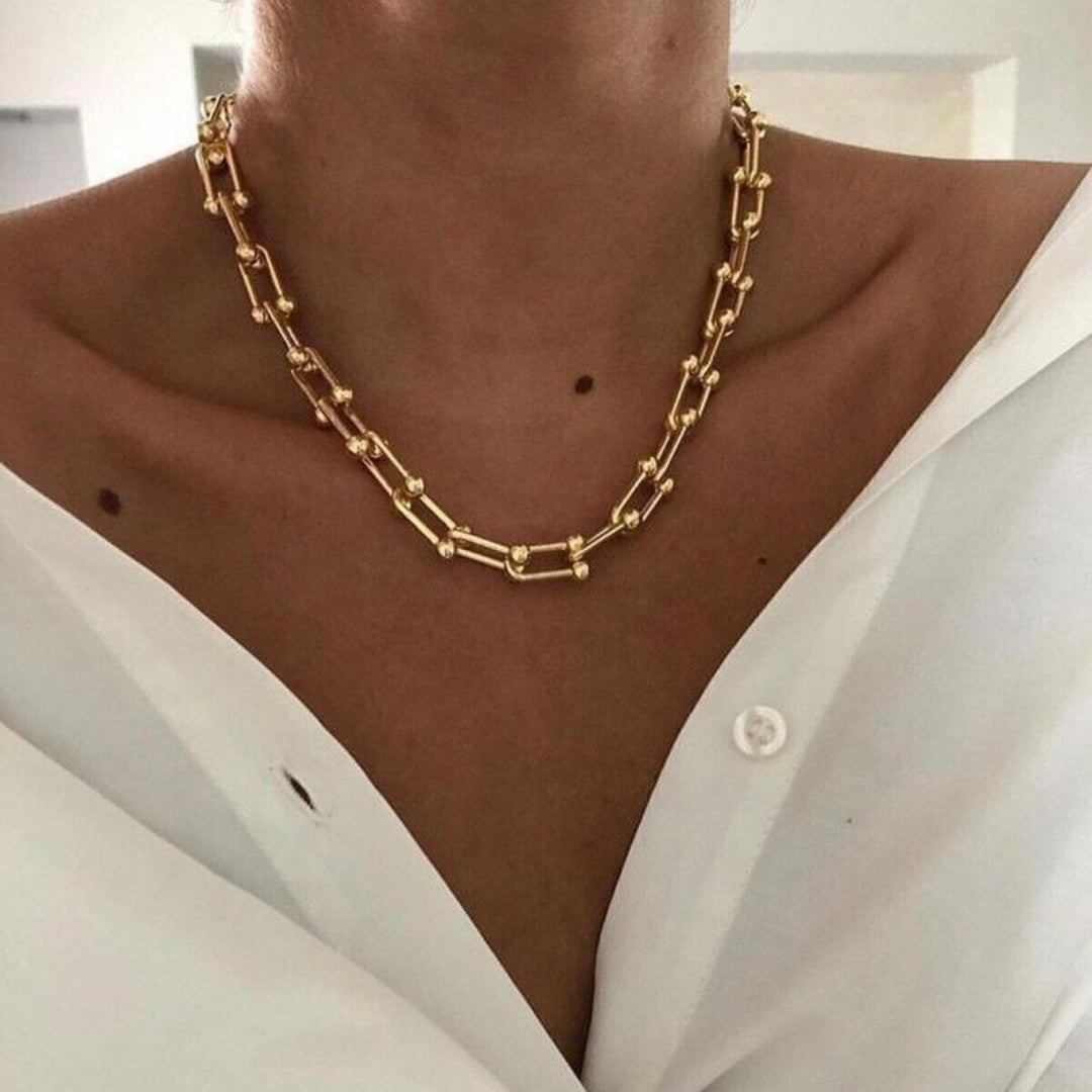 Mirla | Guldkedja Halsband-Eva Jonsson