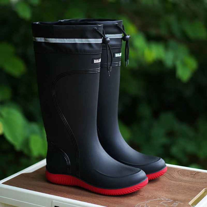 Mirla | Gummiregnhalboots - Rutschfritt Design för Kvinnors Komfort-Eva Jonsson