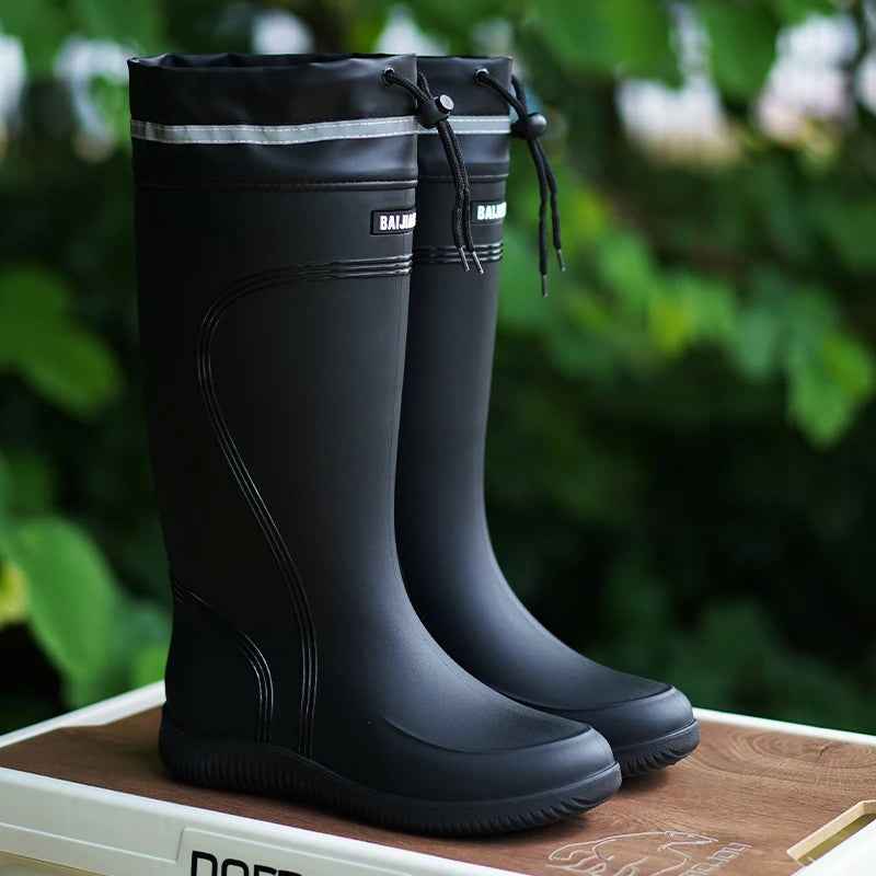 Mirla | Gummiregnhalboots - Rutschfritt Design för Kvinnors Komfort-Eva Jonsson