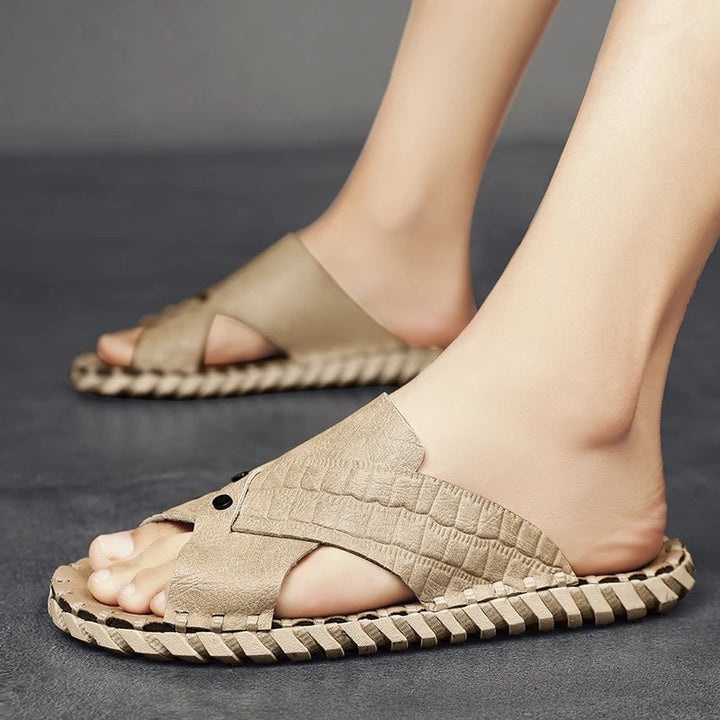 Mirla | Halkfria, Vattentäta Herrsandaler-Eva Jonsson