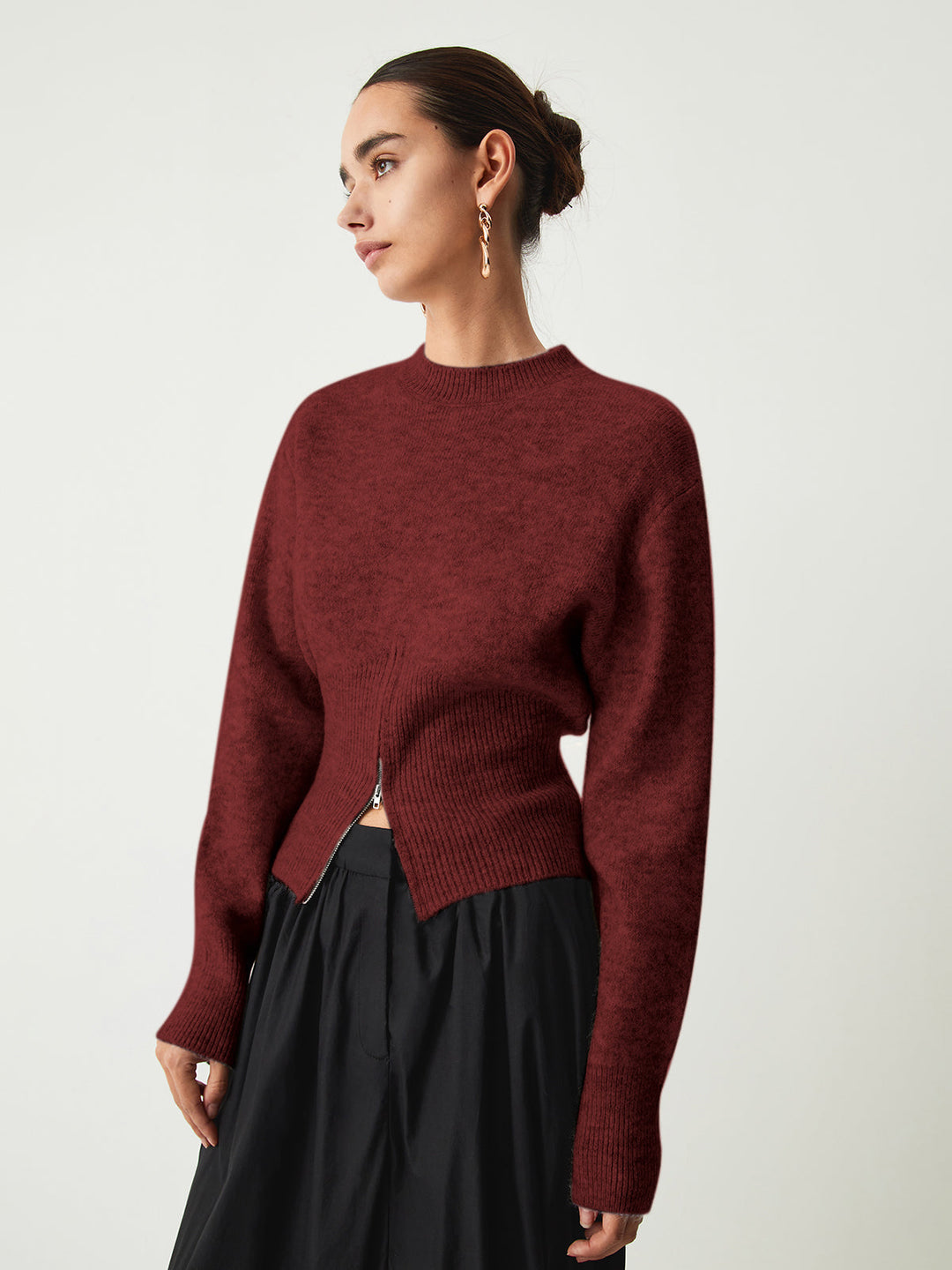 Mirla | Halv-Zip Tröja-Eva Jonsson