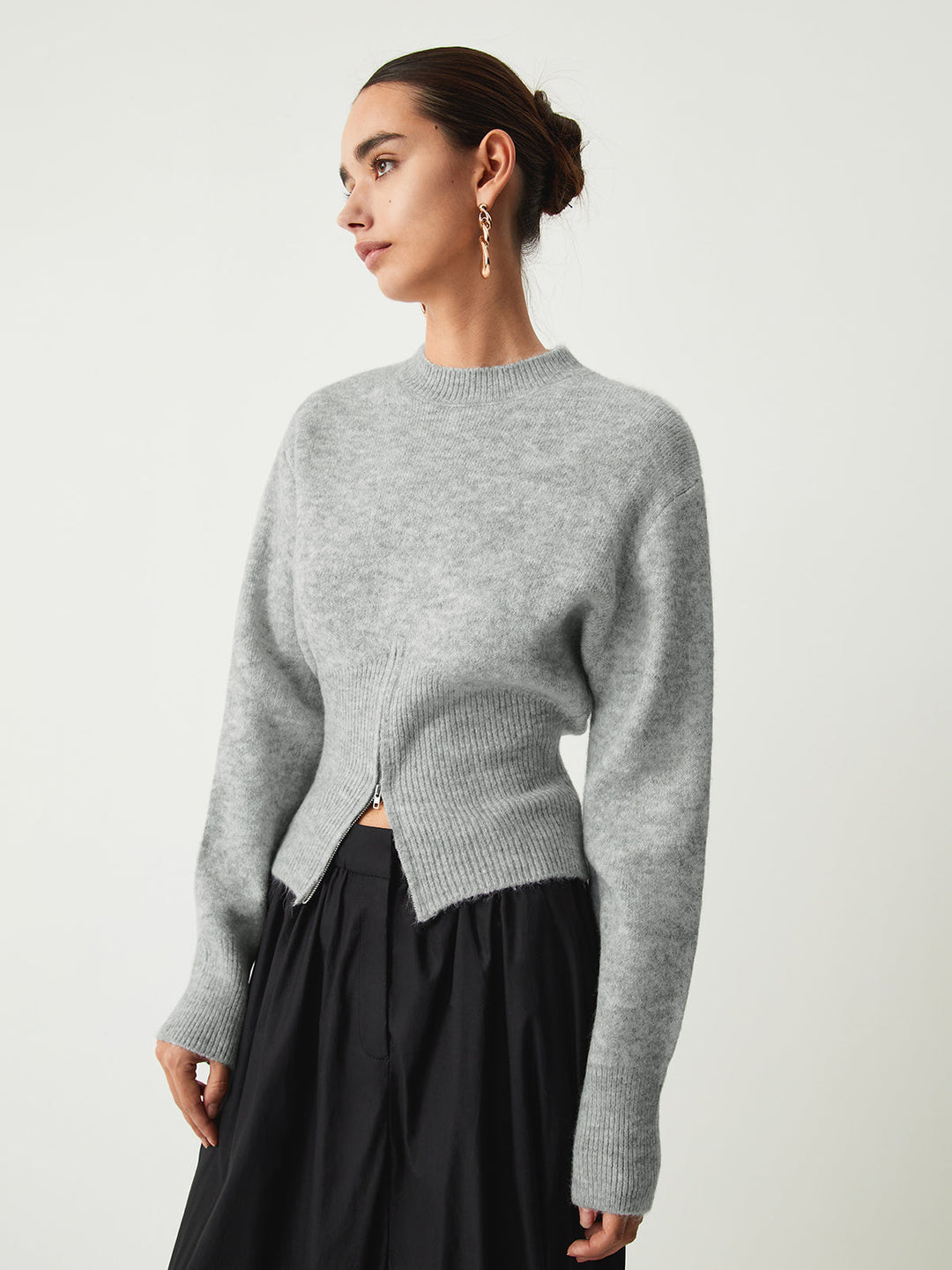 Mirla | Halv-Zip Tröja-Eva Jonsson
