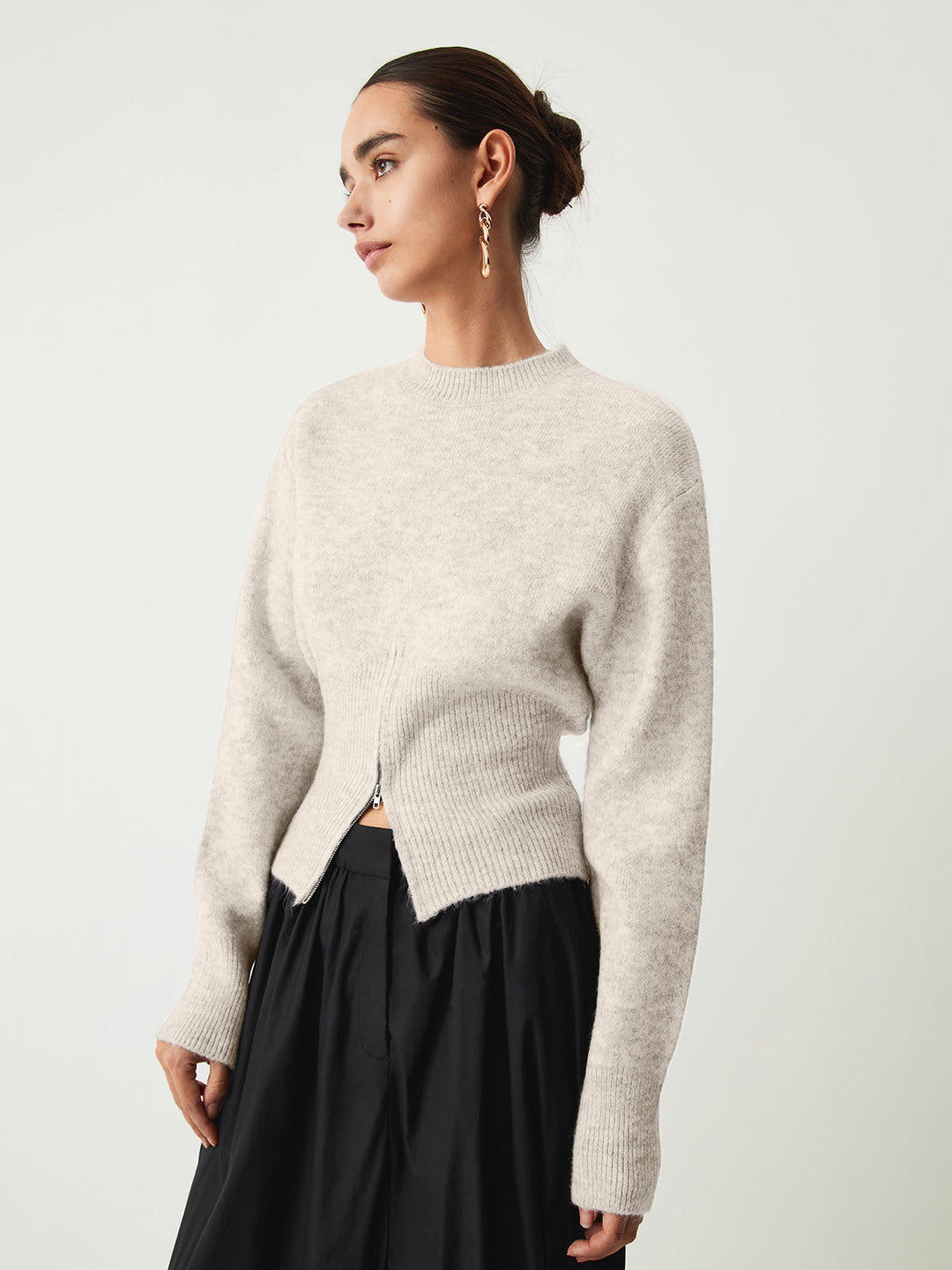 Mirla | Halv-Zip Tröja-Eva Jonsson