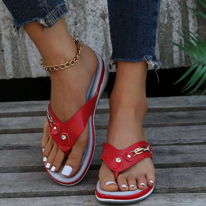 Mirla | Halvfast Ortopediska Sandaler-Eva Jonsson
