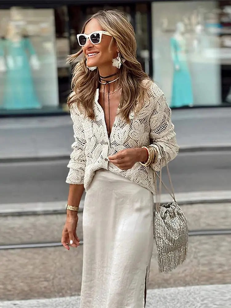 Mirla | Handcrocheted Cardigan-Eva Jonsson
