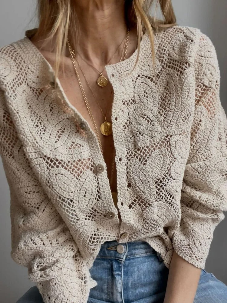 Mirla | Handcrocheted Cardigan-Eva Jonsson