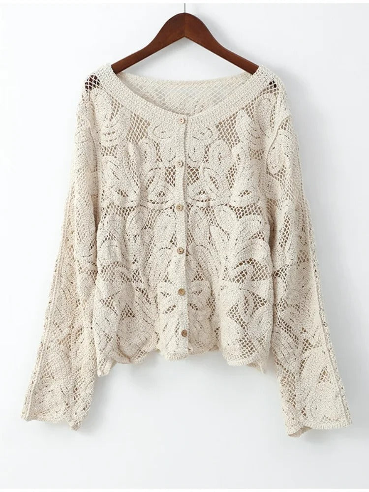Mirla | Handcrocheted Cardigan-Eva Jonsson