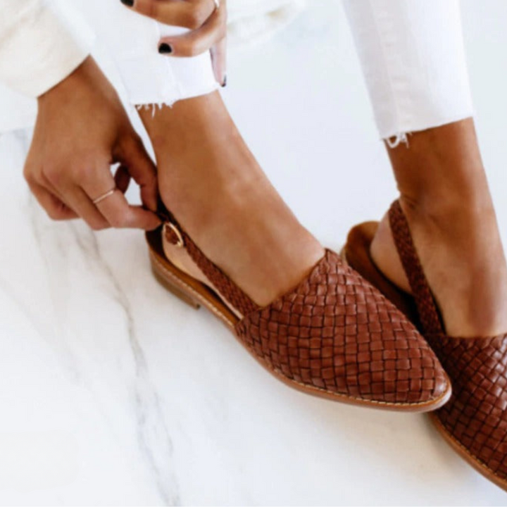 Mirla | Handflätade Sandaler-Eva Jonsson