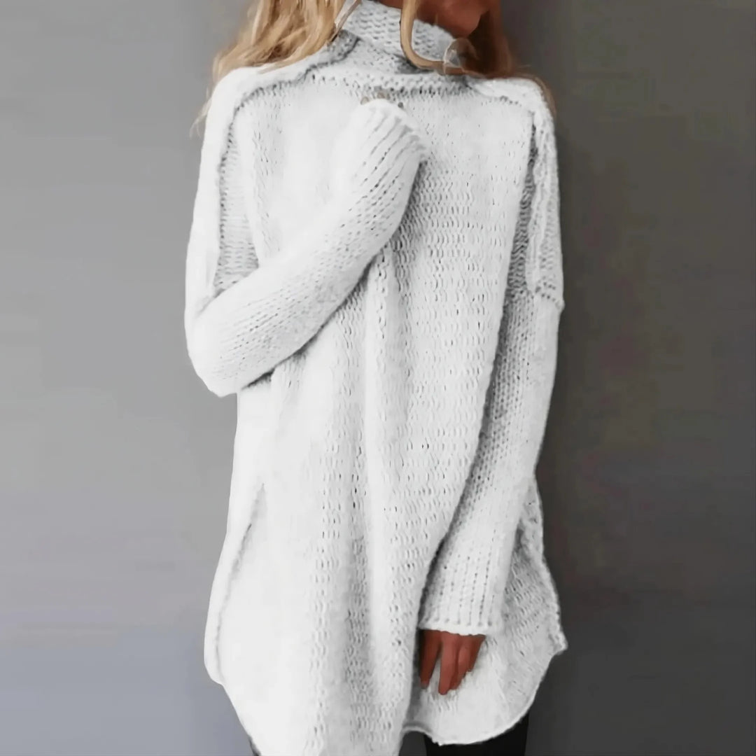 Mirla | Handstickad Kabeltröja-Eva Jonsson