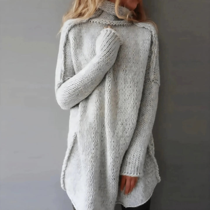 Mirla | Handstickad Kabeltröja-Eva Jonsson