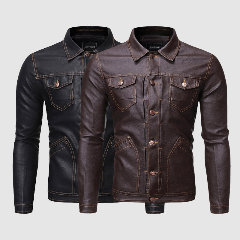 Mirla | Hardy Vintage Biker Läderjacka-Eva Jonsson
