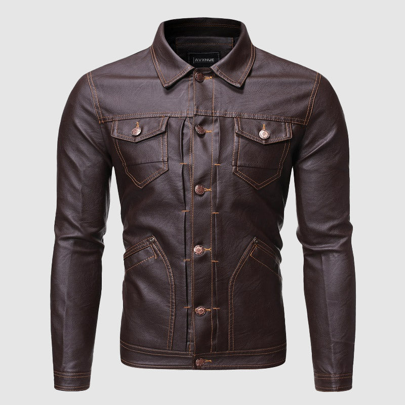 Mirla | Hardy Vintage Biker Läderjacka-Eva Jonsson