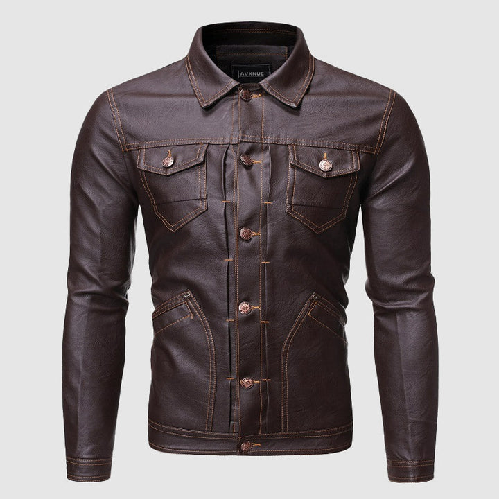 Mirla | Hardy Vintage Biker Läderjacka-Eva Jonsson
