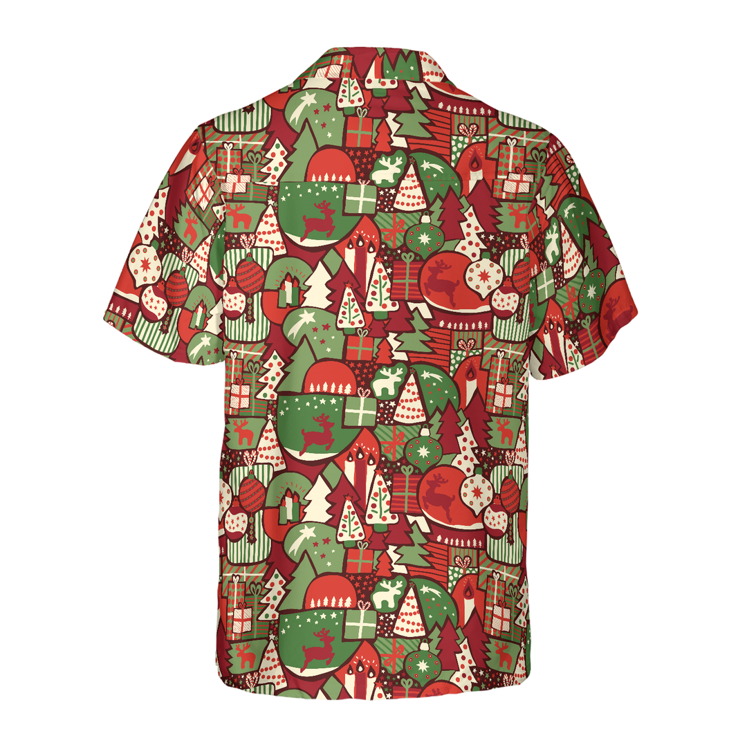 Mirla | Hawaii-Shirts Julklapp Mönster-Shirt Kortärmad Julskjorta Presentidé För Män och Kvinnor-Eva Jonsson