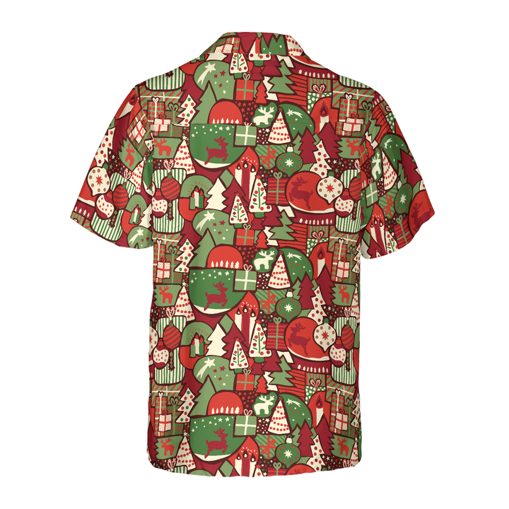 Mirla | Hawaii-Shirts Julklapp Mönster-Shirt Kortärmad Julskjorta Presentidé För Män och Kvinnor-Eva Jonsson