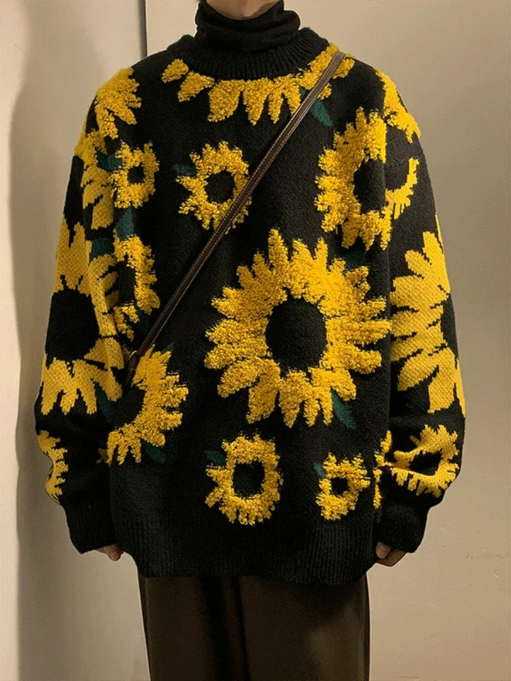 Mirla | Herr-Baggy-Tröja för vår och höst i japansk retrostil-Eva Jonsson