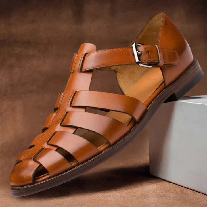 Mirla | Herr Bekväm Sandaler Svart-Eva Jonsson
