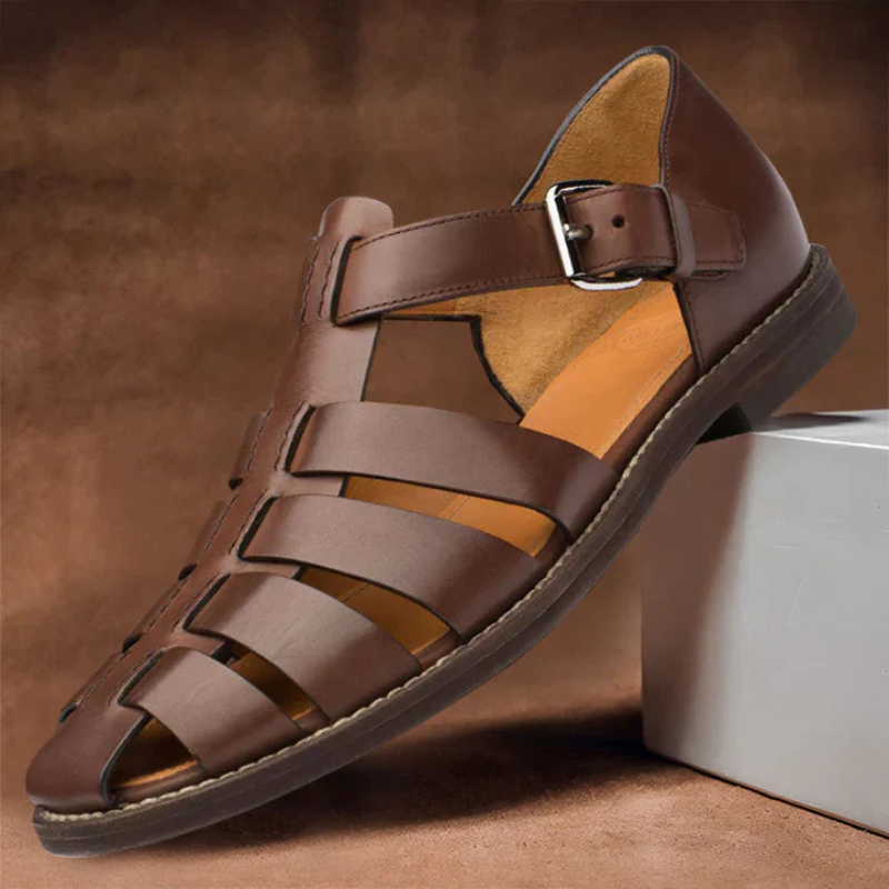 Mirla | Herr Bekväm Sandaler Svart-Eva Jonsson