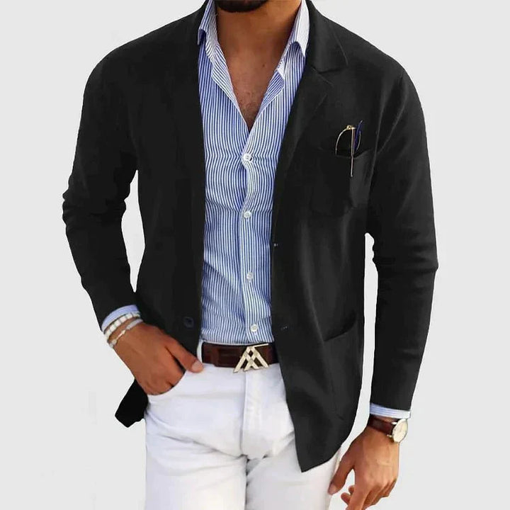 Mirla | Herr Casual Stickblazer-Eva Jonsson