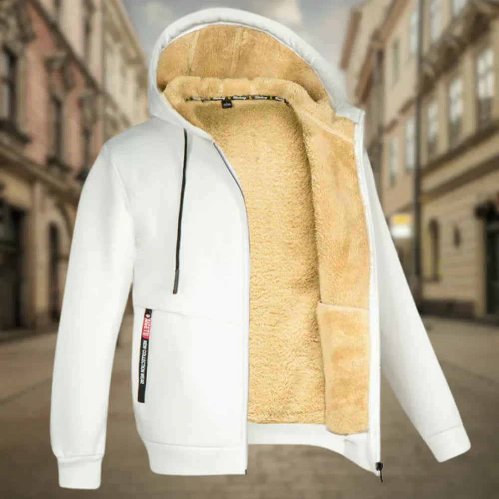 Mirla | Herr Fleece Hoodie-Eva Jonsson