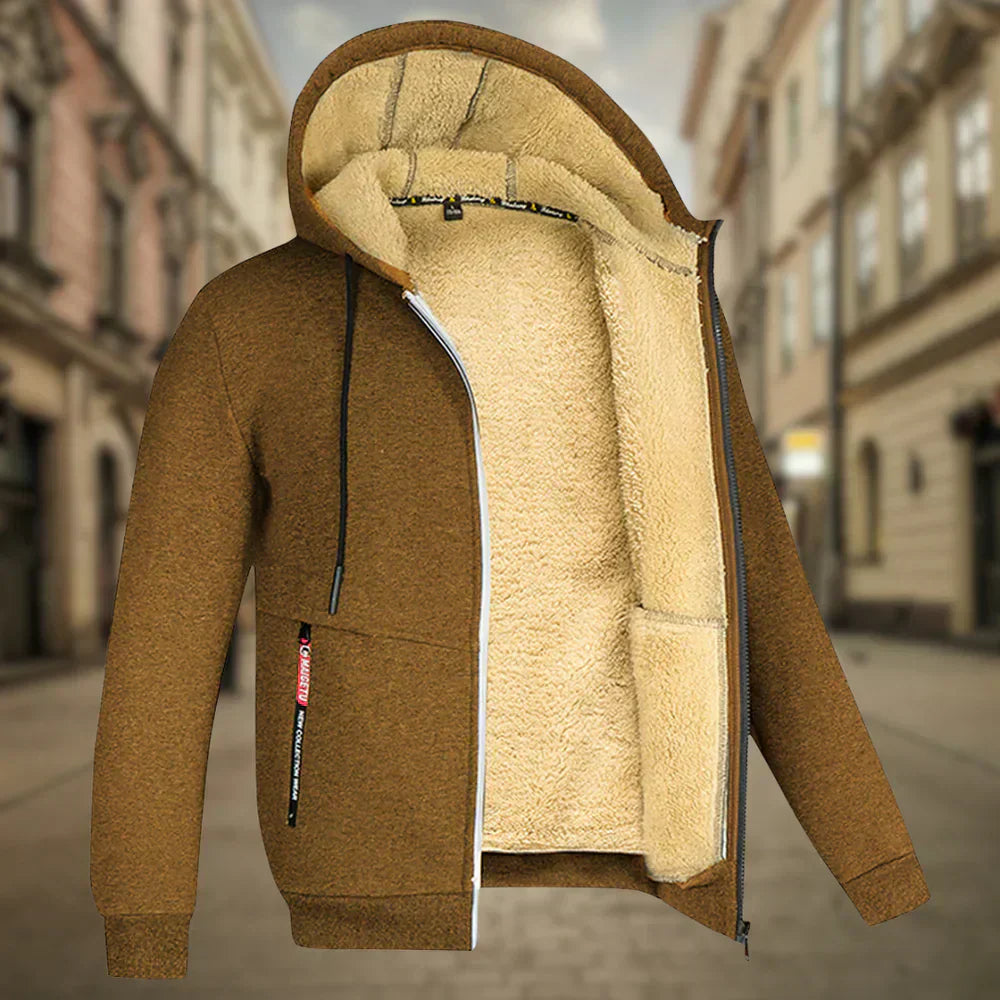 Mirla | Herr Fleece Hoodie-Eva Jonsson