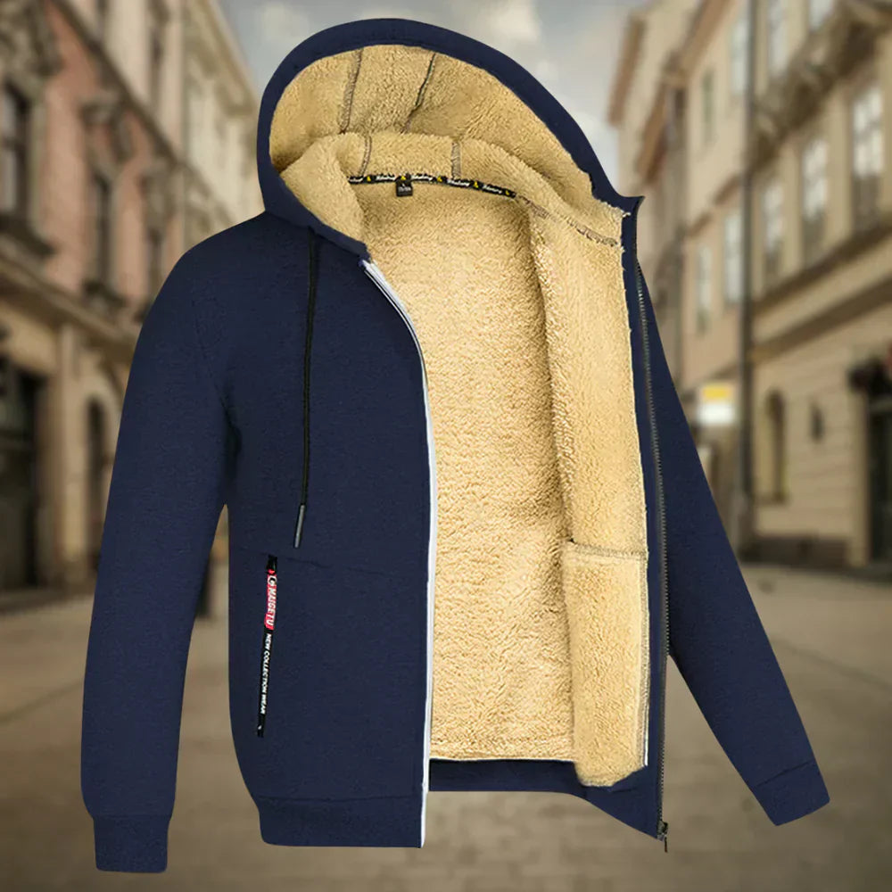 Mirla | Herr Fleece Hoodie-Eva Jonsson