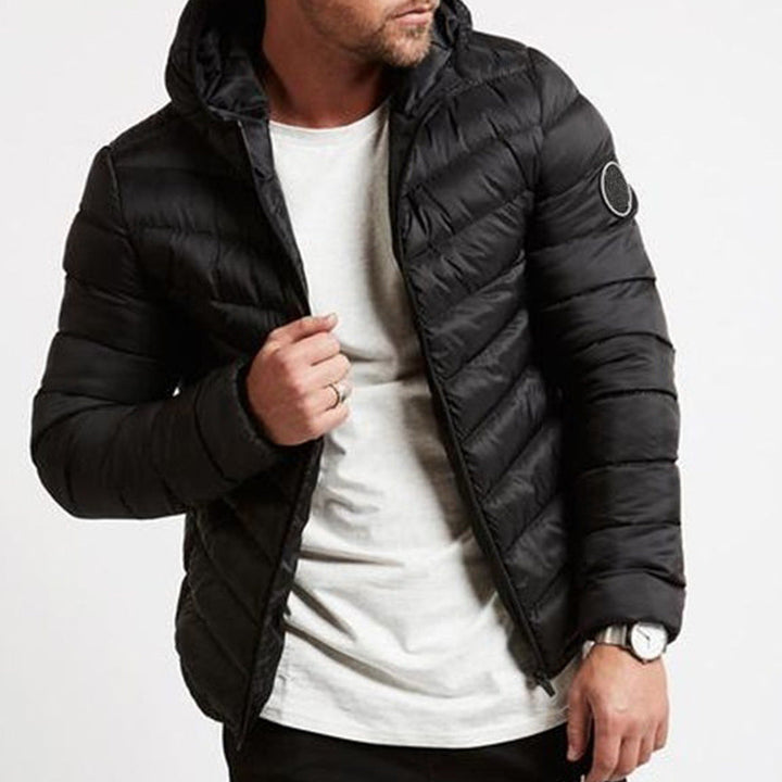 Mirla | Herr Hoodie Puffjacka-Eva Jonsson