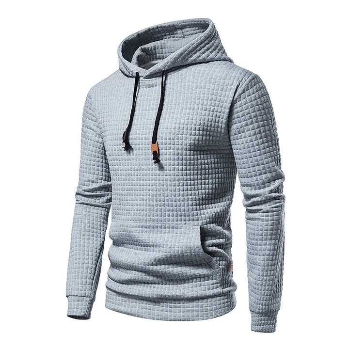Mirla | Herr Hoodie - Sommar Hoodie för Män med Struktur & Stil-Eva Jonsson