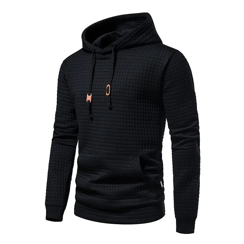 Mirla | Herr Hoodie - Sommar Hoodie för Män med Struktur & Stil-Eva Jonsson