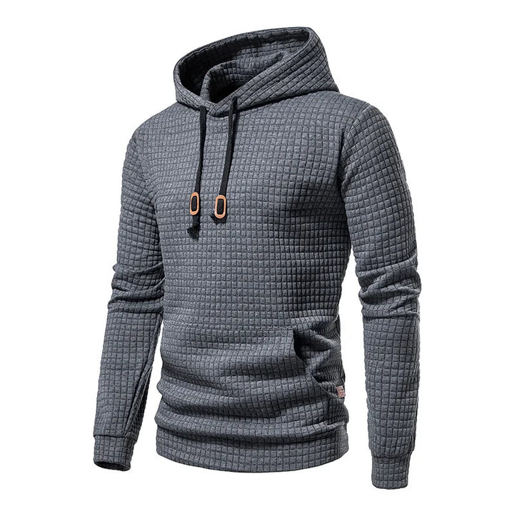 Mirla | Herr Hoodie - Sommar Hoodie för Män med Struktur & Stil-Eva Jonsson