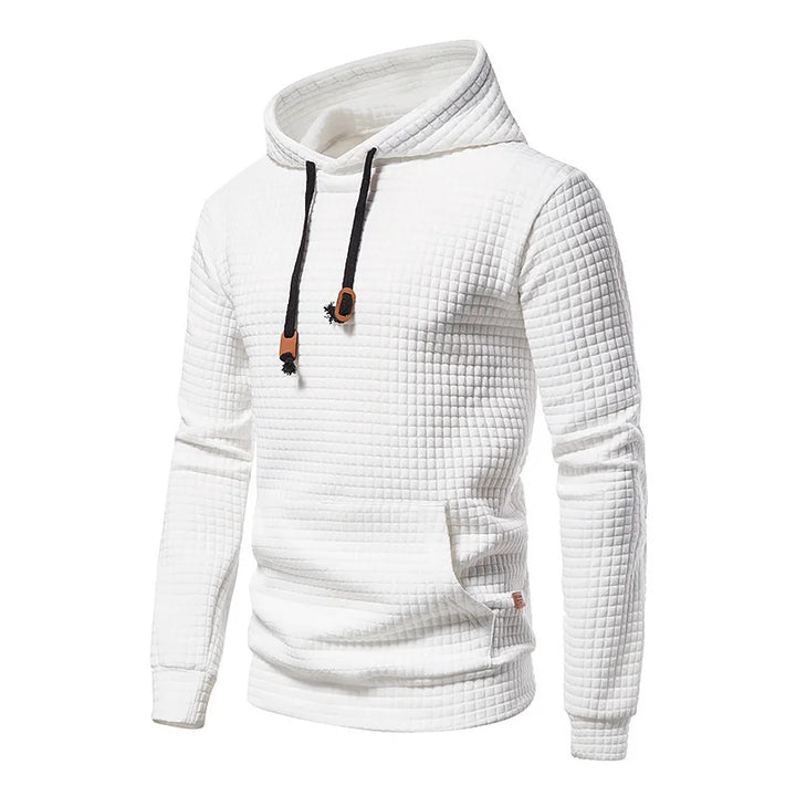 Mirla | Herr Hoodie - Sommar Hoodie för Män med Struktur & Stil-Eva Jonsson