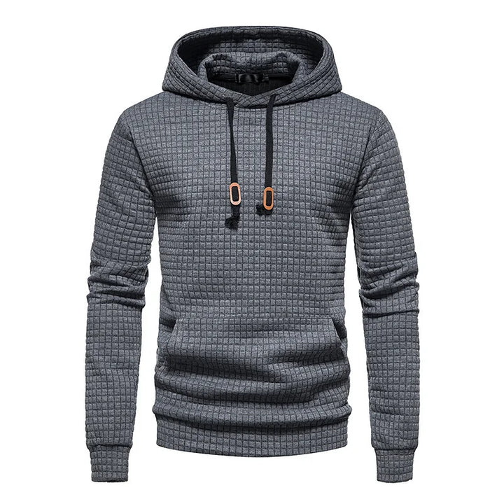 Mirla | Herr Hoodie - Sommar Hoodie för Män med Struktur & Stil-Eva Jonsson