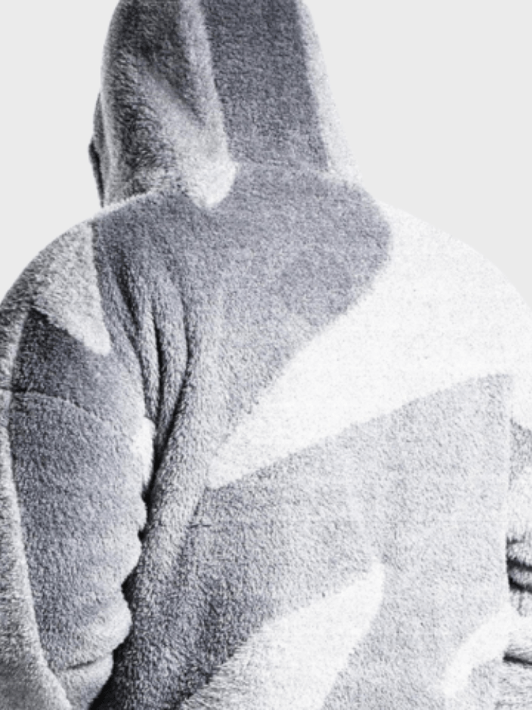 Mirla | Herr Kapuschong Zip-Up Varm Fleecejacka-Eva Jonsson