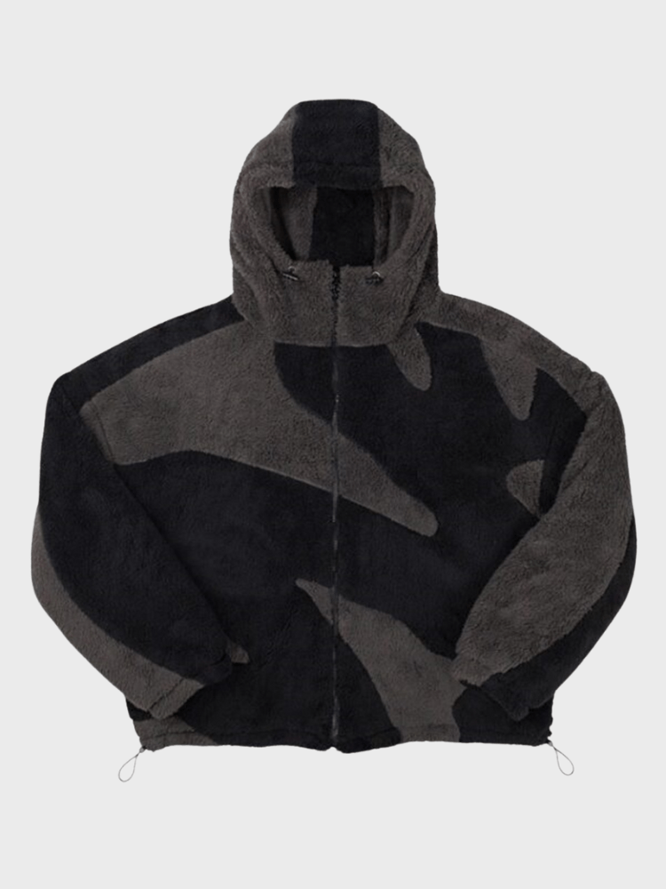 Mirla | Herr Kapuschong Zip-Up Varm Fleecejacka-Eva Jonsson