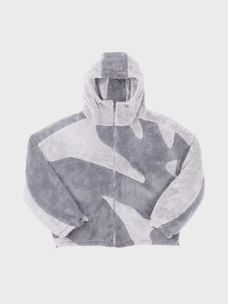 Mirla | Herr Kapuschong Zip-Up Varm Fleecejacka-Eva Jonsson