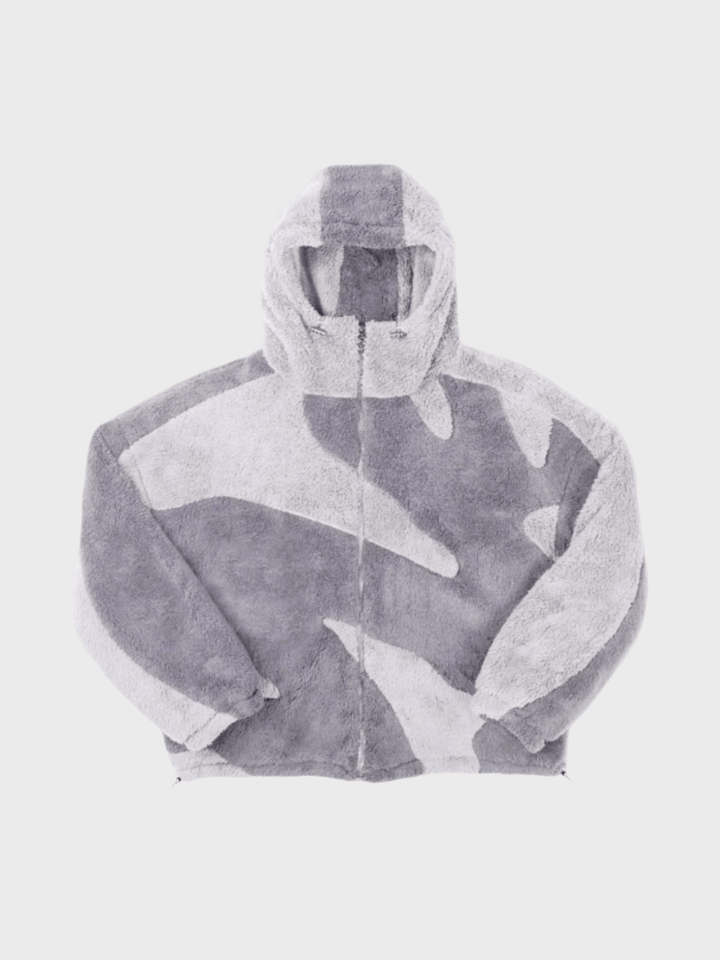 Mirla | Herr Kapuschong Zip-Up Varm Fleecejacka-Eva Jonsson