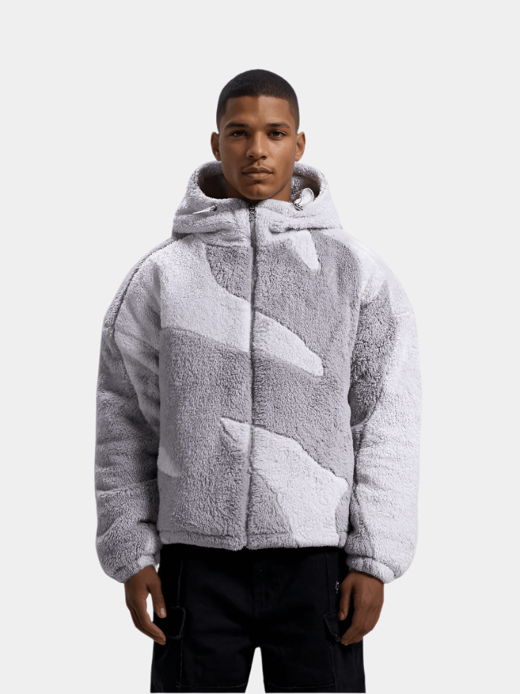Mirla | Herr Kapuschong Zip-Up Varm Fleecejacka-Eva Jonsson