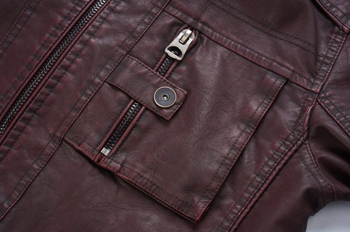 Mirla | Herr Slim-Fit Bikerjacka-Eva Jonsson