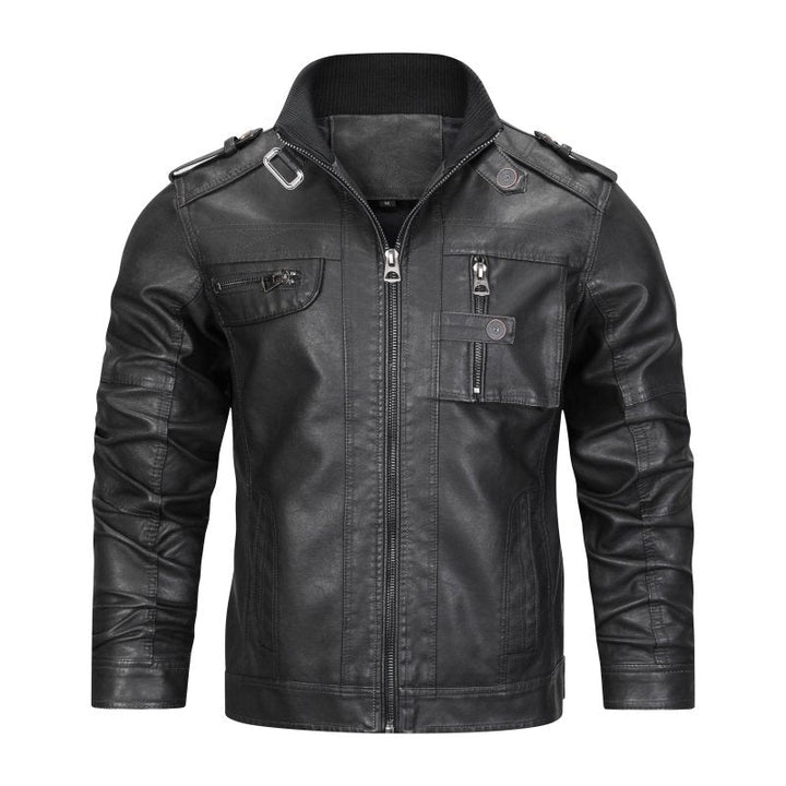 Mirla | Herr Slim-Fit Bikerjacka-Eva Jonsson