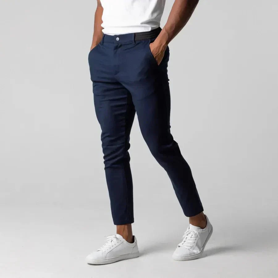 Mirla | Herr Slim Fit Chino Byxor Modern, Bekväm & Mångsidig-Eva Jonsson
