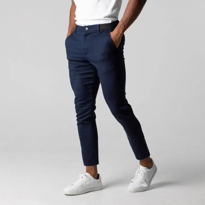 Mirla | Herr Slim Fit Chino Byxor Modern, Bekväm & Mångsidig-Eva Jonsson