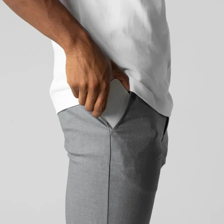 Mirla | Herr Slim Fit Chino Byxor Modern, Bekväm & Mångsidig-Eva Jonsson