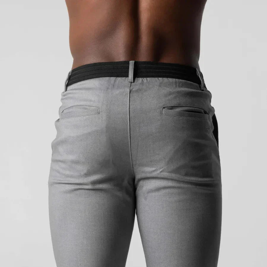 Mirla | Herr Slim Fit Chino Byxor Modern, Bekväm & Mångsidig-Eva Jonsson