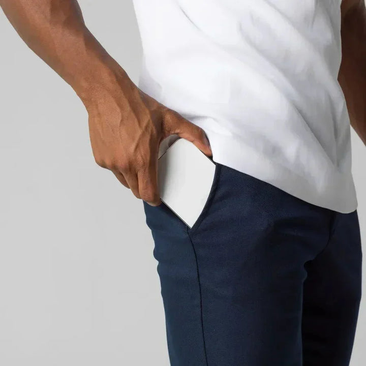 Mirla | Herr Slim Fit Chino Byxor Modern, Bekväm & Mångsidig-Eva Jonsson