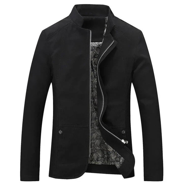 Mirla | Herr Slim-Fit Lättvikts Zip-Up Jacka-Eva Jonsson